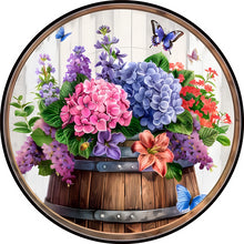 Load image into Gallery viewer, Diamond Painting - Full Round - Bucket Hydrangea Bouquet (30*30CM)
