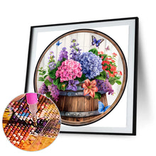 Load image into Gallery viewer, Diamond Painting - Full Round - Bucket Hydrangea Bouquet (30*30CM)
