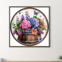 Load image into Gallery viewer, Diamond Painting - Full Round - Bucket Hydrangea Bouquet (30*30CM)

