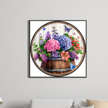 Load image into Gallery viewer, Diamond Painting - Full Round - Bucket Hydrangea Bouquet (30*30CM)
