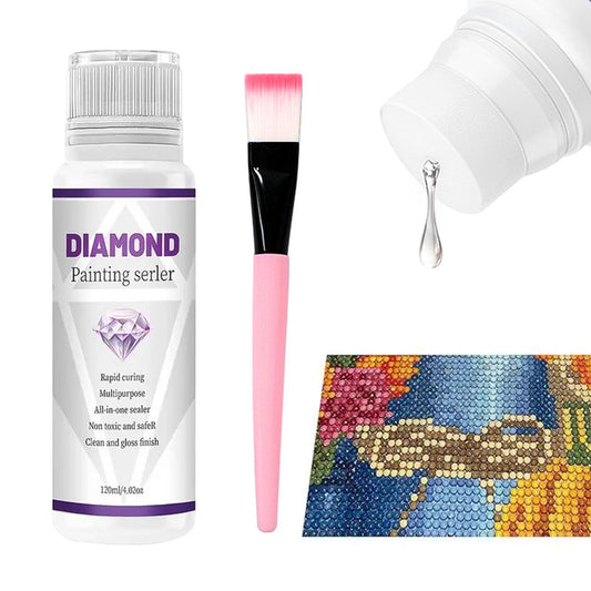 120ml Diamond Painting Sealer Diamond Art Sealer Puzzle Glue for DIY Puzzles