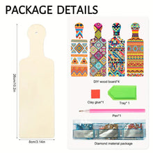 Load image into Gallery viewer, 4Pcs Pattern 5D DIY Diamond Painting Tray Art Craft with Handle for Home Decor
