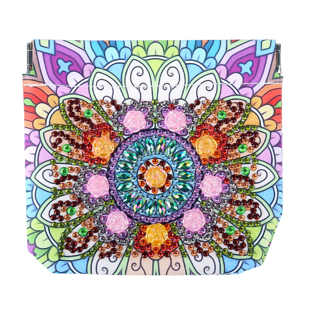 PU Partial Special Shaped Mandala 5D DIY Diamond Painting Wallet Gifts for Women
