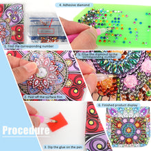 Load image into Gallery viewer, PU Partial Special Shaped Mandala 5D DIY Diamond Painting Wallet Gifts for Women
