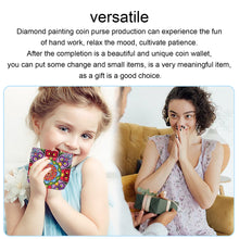 Load image into Gallery viewer, PU Partial Special Shaped Mandala 5D DIY Diamond Painting Wallet Gifts for Women

