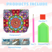 Load image into Gallery viewer, PU Partial Special Shaped Mandala 5D DIY Diamond Painting Wallet Gifts for Women
