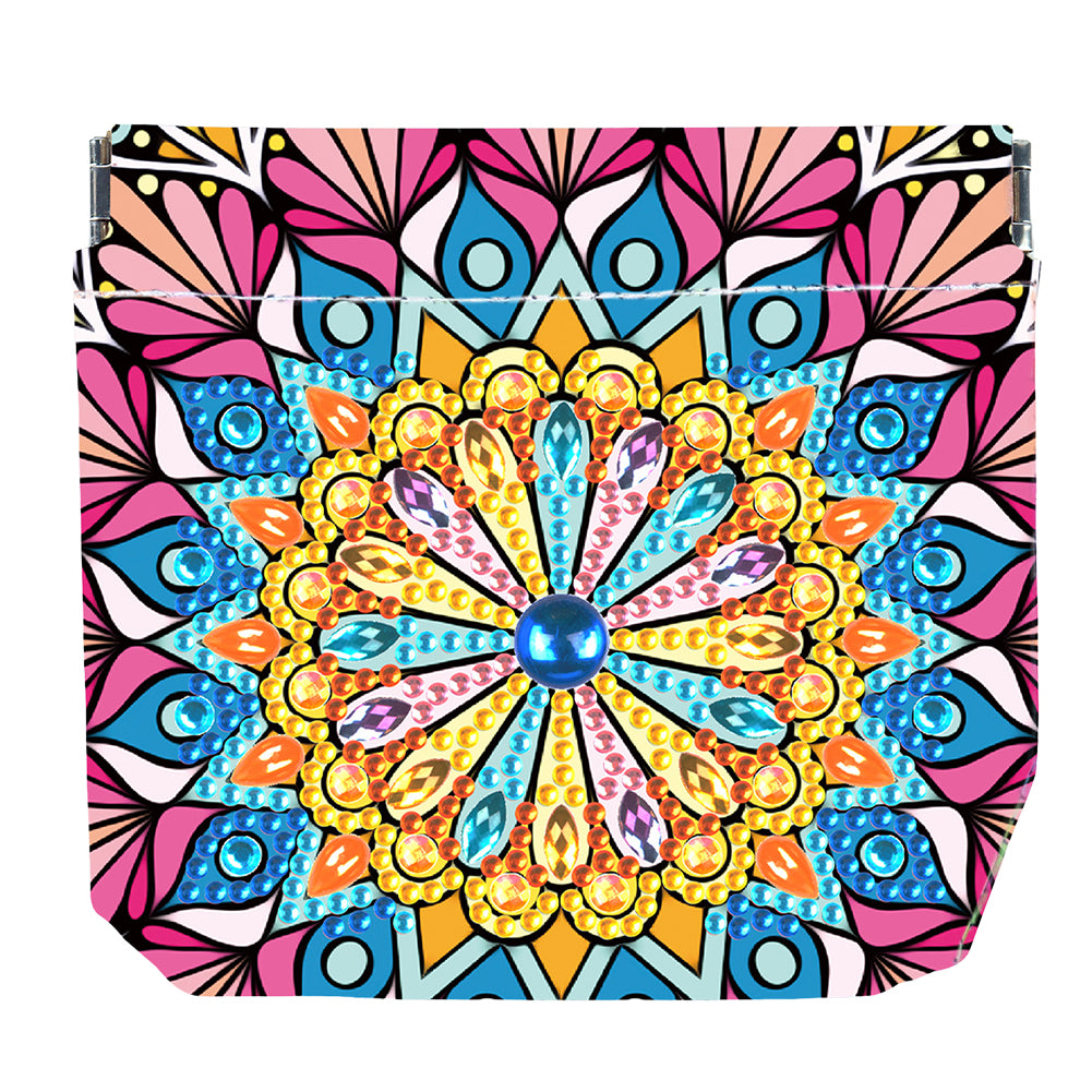 PU Partial Special Shaped Mandala 5D DIY Diamond Painting Wallet Gifts for Women