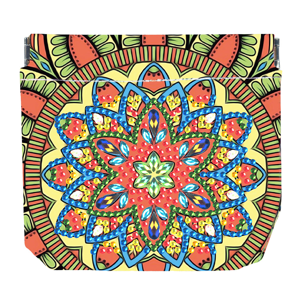 PU Partial Special Shaped Mandala 5D DIY Diamond Painting Wallet Gifts for Women