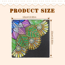 Load image into Gallery viewer, 4Pcs Mandala Diamonds Painting Corner Bookmarks DIY Flower Bookmarks Kit
