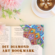 Load image into Gallery viewer, 4Pcs Mandala Diamonds Painting Corner Bookmarks DIY Flower Bookmarks Kit
