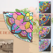 Load image into Gallery viewer, 4Pcs Mandala Diamonds Painting Corner Bookmarks DIY Flower Bookmarks Kit
