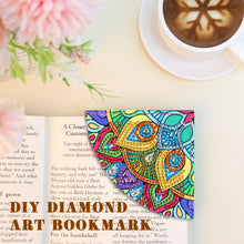 Load image into Gallery viewer, 4Pcs Mandala Diamonds Painting Corner Bookmarks DIY Flower Bookmarks Kit
