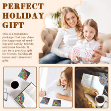 Load image into Gallery viewer, 4Pcs Mandala Diamonds Painting Corner Bookmarks DIY Flower Bookmarks Kit
