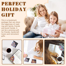Load image into Gallery viewer, 4Pcs Mandala Diamonds Painting Corner Bookmarks DIY Flower Bookmarks Kit
