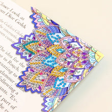 Load image into Gallery viewer, 4Pcs Mandala Diamonds Painting Corner Bookmarks DIY Flower Bookmarks Kit
