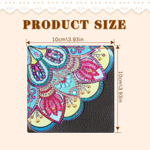 Load image into Gallery viewer, 4Pcs Mandala Diamonds Painting Corner Bookmarks DIY Flower Bookmarks Kit

