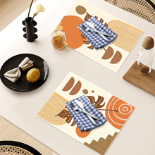 Load image into Gallery viewer, 2Pcs Artistic Pattern Diamond Painting Placemat DIY Art Placemat for Table Decor
