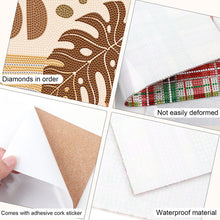 Load image into Gallery viewer, 2Pcs Artistic Pattern Diamond Painting Placemat DIY Art Placemat for Table Decor
