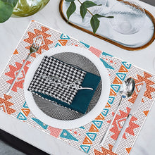 Load image into Gallery viewer, 2Pcs Ethnic Style Diamond Painting Placemat DIY Art Placemat for Table Decor
