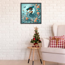 Load image into Gallery viewer, Diamond Painting - Partial Special Shaped - top hat lady (30*30CM)
