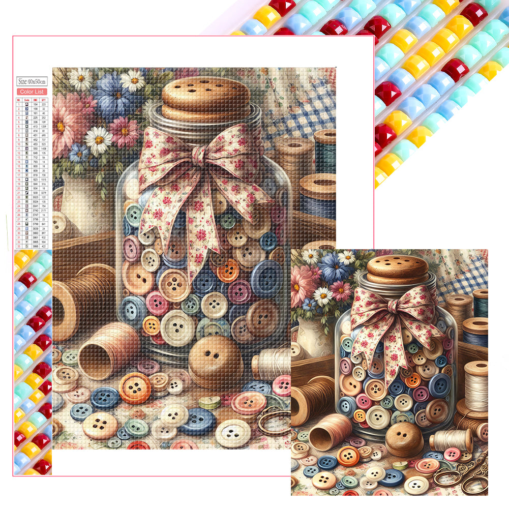 Diamond Painting - Full Square - sewing buttons (40*50CM)