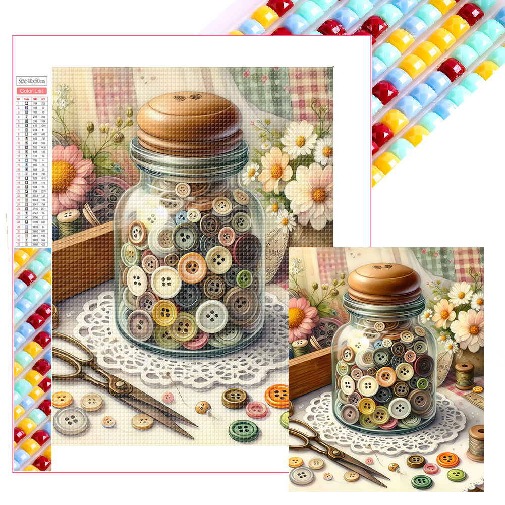 Diamond Painting - Full Square - sewing buttons (40*50CM)