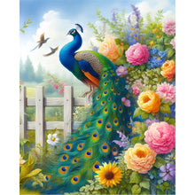 Load image into Gallery viewer, Diamond Painting - Full Square - Peacock (40*40CM)
