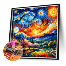 Load image into Gallery viewer, Diamond Painting - Full Round - sky and mountains (40*40CM)
