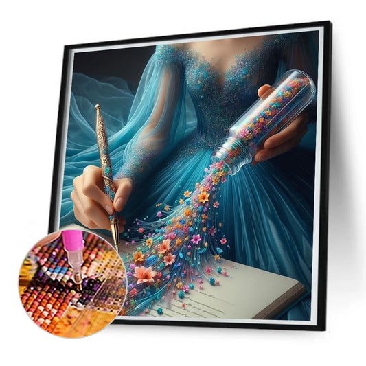 Diamond Painting - Full Round - fairy pen (50*50CM)