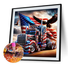 Load image into Gallery viewer, Diamond Painting - Full Round - independence day chariot eagle (40*40CM)
