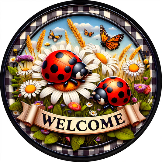 Diamond Painting - Full Round - ladybug (30*30CM)
