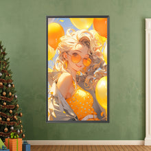 Load image into Gallery viewer, AB Diamond Painting - Full Round - sunshine girl (40*70CM)
