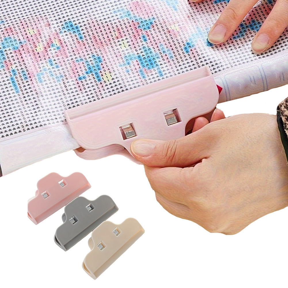 3Pcs Cross Stitch Clip Tool Diamond Art Holder Clip Diamond Painting Accessories