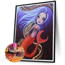 Load image into Gallery viewer, Diamond Painting - Full Round - mermaid girl (40*50CM)
