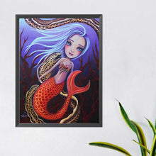 Load image into Gallery viewer, Diamond Painting - Full Round - mermaid girl (40*50CM)
