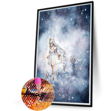 Load image into Gallery viewer, Diamond Painting - Full Round - White Hair Girl Cartoon Series (40*60CM)
