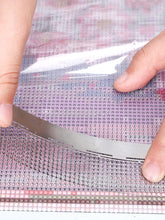 Load image into Gallery viewer, Diamond Painting Ruler with 400 Blank Grids Diamond Art Paint Fix Tool Kit
