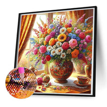Load image into Gallery viewer, Diamond Painting - Full Round - vase flowers (50*50CM)
