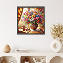 Load image into Gallery viewer, Diamond Painting - Full Round - vase flowers (50*50CM)
