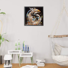 Load image into Gallery viewer, Diamond Painting - Partial Special Shaped - leaping goldfish (30*30CM)
