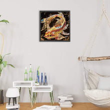 Load image into Gallery viewer, Diamond Painting - Partial Special Shaped - swimming goldfish (30*30CM)
