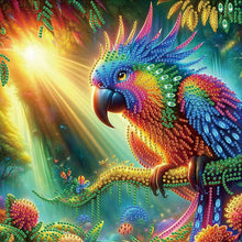 Load image into Gallery viewer, Diamond Painting - Partial Special Shaped - macaw (30*30CM)
