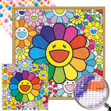 Load image into Gallery viewer, AB Diamond Painting - Full Round - happy flower (45*45CM)
