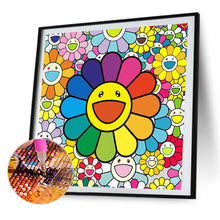 Load image into Gallery viewer, AB Diamond Painting - Full Round - happy flower (45*45CM)
