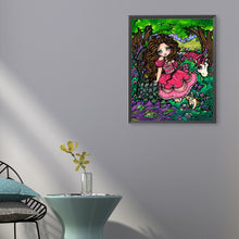 Load image into Gallery viewer, AB Diamond Painting - Full Square - unicorn girl (40*50CM)
