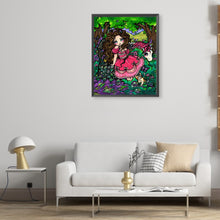 Load image into Gallery viewer, AB Diamond Painting - Full Square - unicorn girl (40*50CM)
