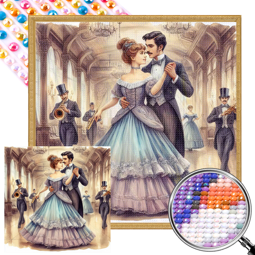 AB Diamond Painting - Full Round - lady (40*40CM)