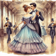 Load image into Gallery viewer, AB Diamond Painting - Full Round - lady (40*40CM)
