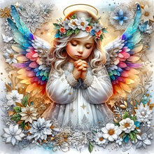 Load image into Gallery viewer, Diamond Painting - Full Round - angel girl (30*30CM)
