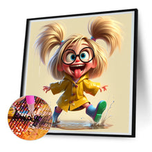 Load image into Gallery viewer, Diamond Painting - Full Round - funny girl (30*30CM)
